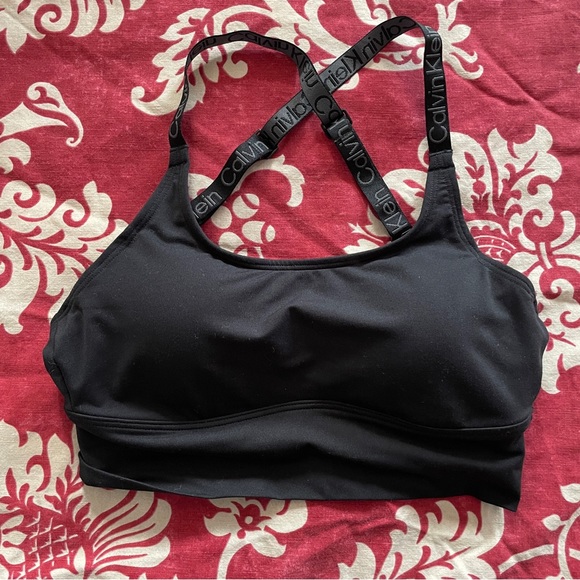 Calvin Klein Padded Sports Bra - Picture 1 of 7